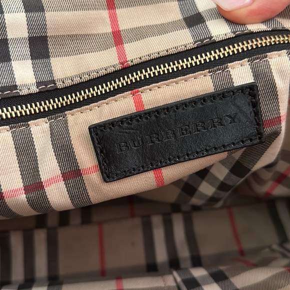 All leather /Italian leather with gold hardware from smoke and pet free home. - Picture 3 of 4